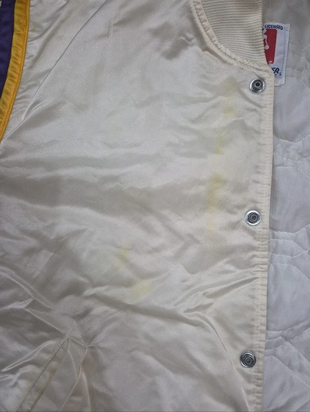 Vintage Rare 90's Men's Starter Los Angeles Lakers NBA Bomber Jacket Size Large